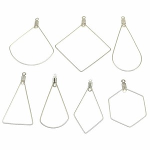 Geometric Stainless Steel <b>Hoop</b> <b>Earrings</b> 0.6-0.7mm Wire Diameter Unisex DIY Jewelry Fashion <b>Earrings</b> - Product Image 1