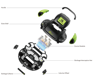 <span class=keywords><strong>Robot</strong></span> aspirateur automatique multifonctionnel 36W 1.8A 5000mAh <span class=keywords><strong>pour</strong></span> nettoyer les surfaces <span class=keywords><strong>de</strong></span> <span class=keywords><strong>piscine</strong></span> - Product Image 5