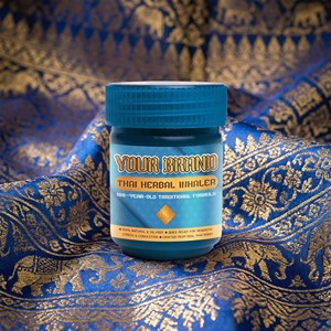 Inhalateur nasal à base de plantes thaïlandaises traditionnelles, type plastique, poudre lyophilisée, arôme frais, aromathérapie à base de plantes thaïlandaises - Product Image 6