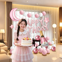 Ensemble de décoration de fête d'anniversaire de haute qualité, ballons en latex adaptés aux anniversaires et autres occasions festives, vente en gros