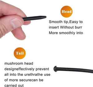 อุปกรณ์ขยายท่อปัสสาวะทำจากซิลิโคนแบบนิ่ม8ขนาดก้านสำหรับใส่องคชาติแท่งกระตุ้นด้วยตัวเองสายสวนของเล่นทางเพศสำหรับผู้ชาย - Product Image 3