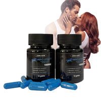 Capsules de Maca à Marque Privée OEM, pour les Fesses et les Hanches, Herbe de la Chèvre Cornée, Maca Noire et Bleue, Capsules de Racine Herbacée pour l'Énergie et l'Agrandissement