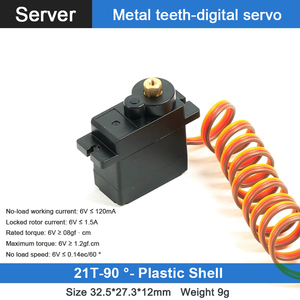 JX сервопривод PDI-1109MG 9 г 2,5 кг цифровой сервопривод для модели RC робот образование БПЛА Дрон Радиоуправление хобби пластиковый материал батареи - Product Image 4
