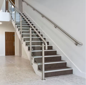 เสากระจกสำหรับบันได304และ316ทำจากสเตนเลสสตีลราวกระจกสำหรับระเบียง/เสา - Product Image 6