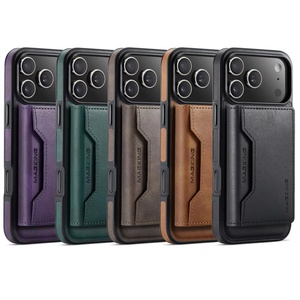 Funda de Cuero para Teléfono 2 en 1 con Carga Magnética Desmontable y Ranura para Tarjetas, Compatible con iPhone 17 16 15 14 Pro Max - Product Image 2