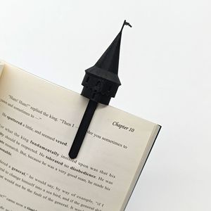 Marcapáginas de Torre de Castillo Impreso en 3D, Marcador de Páginas Creativo de Fantasía para Amantes de los Libros, Herramienta de Lectura Novedosa para Leer y Regalar - Product Image 2