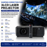Moteur de lumière laser, projecteur laser 3LCD, 7200 lumens ANSI, Wuxga pour écran d'arène