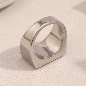 Joyería de acero inoxidable geométrica minimalista versátil Producto transfronterizo popular para Europa y América - Product Image 5
