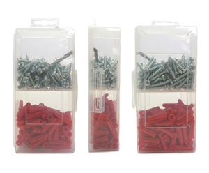 Manufacturer Customization Conical <strong>Anchor</strong> <strong>Kit</strong> With Drill Bit Plastic Screw <strong>Anchors</strong> Set Nylon Drywall <strong>Anchors</strong> Wall Plug Unit - Product Image 5