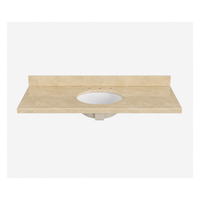 Plan de travail rectangulaire moderne en pierre pour salle de bain, hôtel, cuisine – Comptoir personnalisable en granit/marbre, découpe sur mesure, fabricant