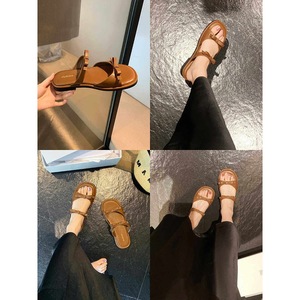 2026 Age-Reducing Soft Sole Bow Open Toe Beach Slippers for Women Versatile Casual Style Sandals - Product Image 4