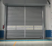 Nouvelle Porte Spirale Industrielle et Commerciale en Acier Rigide à Grande Vitesse, Porte à Enroulement Intelligente pour Entrepôt, Porte à Volets Roulants pour Fleurs