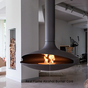 <span class=keywords><strong>Caminetto</strong></span> Moderno in Metallo Sospeso a Legna e <span class=keywords><strong>Carbone</strong></span> <span class=keywords><strong>per</strong></span> Uso Interno in Ville, Appartamenti, Hotel e Soggiorni - Product Image 3