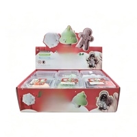 Jouet Squishy Mini Biscuit Croustillant de Noël, Jouet Anti-Stress à Presser, Jouet de Décompression Relaxant, Vente en Gros
