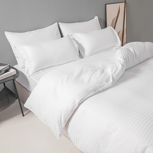 ชุดเครื่องนอนผ้าแจ็คการ์ดผ้าฝ้ายลาย<span class=keywords><strong>2100</strong></span>แบบหรูหรา1ซม. สำหรับบ้านและโรงแรม - Product Image 4