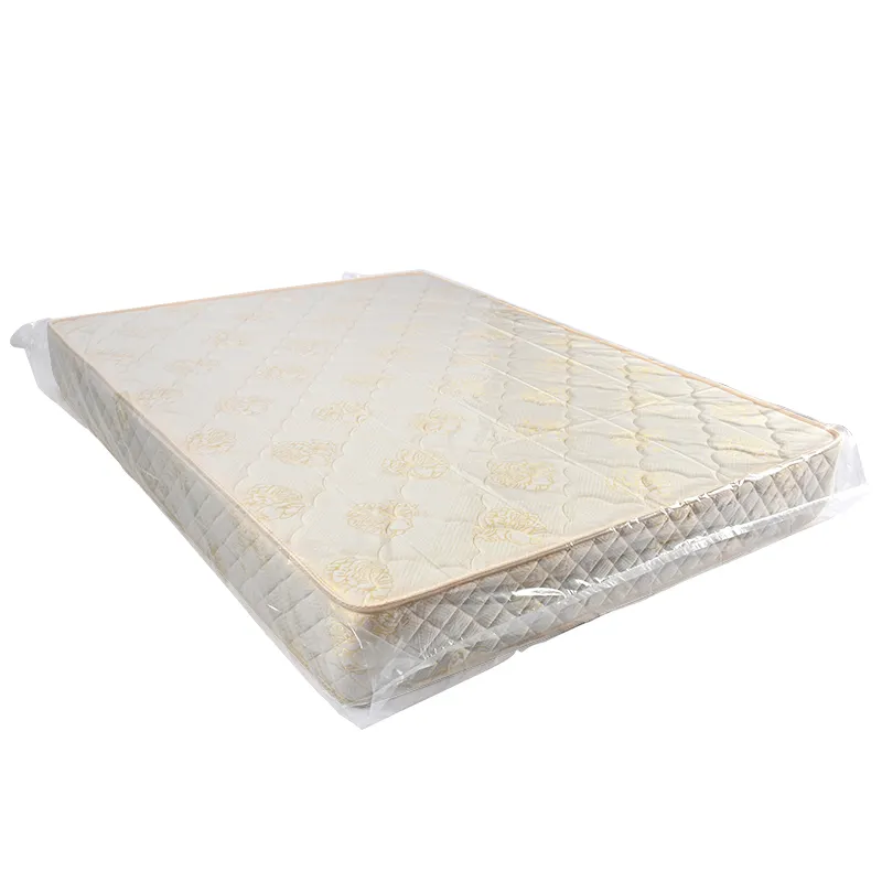 PE material plastic protective cover transparent mattress packing bag clear plastic covering moving bags for mattress