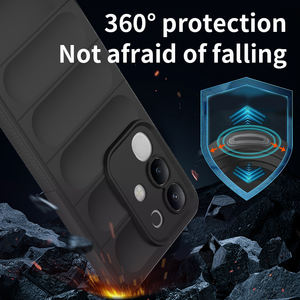 Prix d'usine, vente en gros, coque de téléphone sans fil anti-chute en TPU souple, surface effet peau, pour Vivo Y29 - Product Image 3