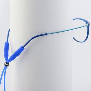 Chaîne de lunettes de soleil réglable, cordon antidérapant pour le sport, sangle élastique en silicone pour lunettes - Product Image 5
