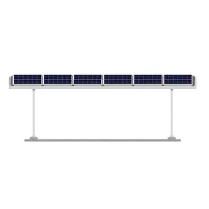 Customized Design Aluminum Commercial Car Parking Resident Carport Waterproof Common Carport AL6005 Pv Solar Carport Mounting