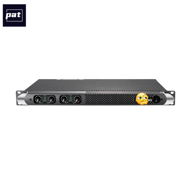 PAT M50Q 4*1100W 4-channel 4 Ohm Metal Digital Power Amplifier with DSP/DANTE for Large Scale Live Music Events