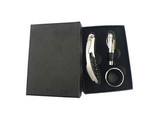 Hot-bán đúc chai rượu vang nút chai Stopper vít Opener Set nhà để xe mở tự động mở chai - Product Image 3