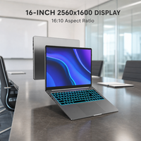 Ordinateur portable professionnel avec écran de 16 pouces, résolution 2560*1600, processeur Intel Ultra 5 225H et boîtier en métal