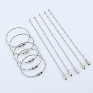 Anello Portachiavi in Filo Metallico Colorato Verniciato 1.5 * 150mm Disponibilità Immediata a Prezzo di Fabbrica Accessori per Gioielli Fai da Te Artigianali - Product Image 3