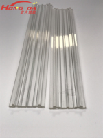 Profilé ABS transparent de haute qualité en gros direct d'usine Profilé PVC extrudé en plastique