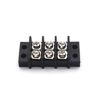 Fabricants professionnels 49-9.5mm pas noir barrière bornier connecteur de borne à vis