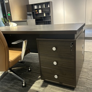 Nội thất văn phòng tại nhà 1.4m-1.8m bảng MDF hiện đại tùy chỉnh CEO Ông Chủ quản lý bàn sang trọng bằng gỗ tối giản bàn văn phòng - Product Image 5