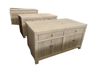 Remied Terbaru Terlaris <span class=keywords><strong>Elm</strong></span> Furnitur Industri Kayu Alam Gaya Vintage Papan Samping - Product Image 2
