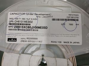 ZRB15XC80J106ME05D condensatori ceramici a condensatore fisso di Murat - Product Image 2