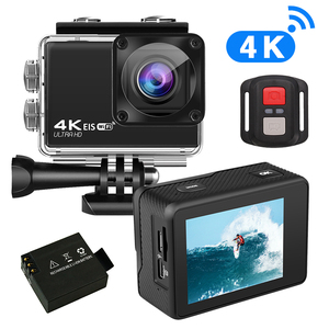Ausek กล้องแอคชั่นสำหรับเล่นกีฬาความละเอียด HD Wi-Fi 60fps 4K พร้อมอุปกรณ์เสริม - Product Image 1