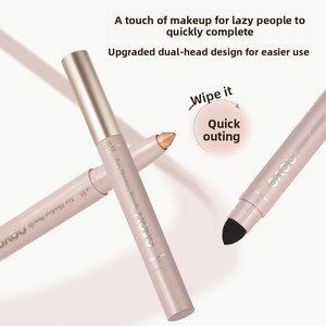 Paleta de Sombras de <span class=keywords><strong>Ojos</strong></span> de Doble Cabezal NOVO, Maquillaje Rápido y Fácil, Esponja de Mezcla Integrada, Mezcla Duradera, Multiterminación, Resistente al Agua - Product Image 2