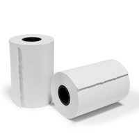 Rollo de Papel Térmico Unifon de 80 mm x 57 mm, 80x70, para Caja Registradora, Capa Única, 100% Pulpa de Madera, Certificado ISO14001, Núcleo de Plástico/Papel