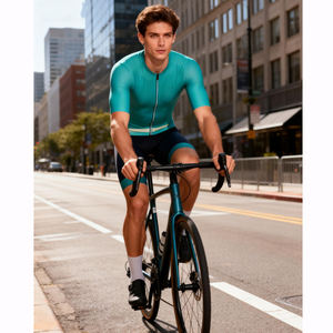 Ropa de Ciclismo Personalizada de Manga Corta, Secado Rápido, Ligera, Absorbe la Humedad, Transpirable, Sin Costuras, para Eventos de Ciclismo al Aire Libre - Product Image 6