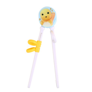 Wuhe Children's Training Chopsticks With Cartoon Design For Toddlers Age 1-2 Years Straight Body Style - Product Image 2