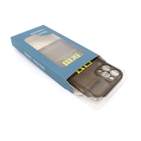 Boîte en carton écologique pour étui de téléphone portable, emballage en papier, boîtes de vente au détail, emballage de luxe universel pour étui de téléphone portable avec fenêtre transparente