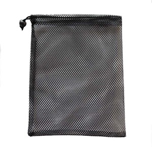 Tùy chỉnh màu đen dây kéo túi ngoài trời polyester <span class=keywords><strong>nylon</strong></span> bãi biển lưu trữ túi xách tay dây rút biểu tượng tùy chỉnh Lưới bóng rổ - Product Image 4