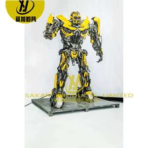 Grandi terminatori di metallo riciclato astratto su misura all'aperto scultura a grandezza naturale del Robot della scultura del Robot <span class=keywords><strong>arte</strong></span> all'aperto della scultura - Product Image 4