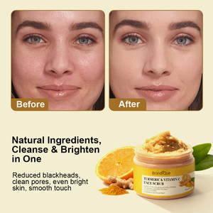 Натуральные ингредиенты Centella Asiatica ремонт поврежденной кожи успокаивает куркуму нежное Отшелушивание лица скраб соль - Product Image 2