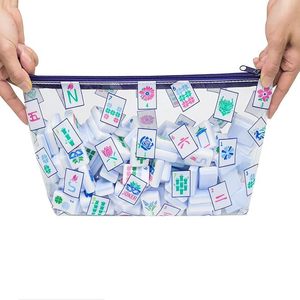 Bolsa Transparente para Mahjong Estilo Ins de Tesnitech, Transpirable, Impermeable, Ultraligera, de Gran Capacidad y Resistente al Desgaste, TK Oh My - Product Image 4
