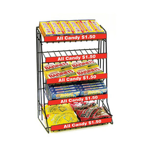 Plana de embalaje de alambre de metal de mostrador de estante para supermercados - Product Image 2