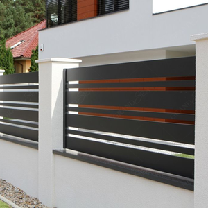 Panneau de clôture en aluminium, vente en gros, balançoire Double simple 6x6 6x8 3D, panneaux de clôture en métal de ferme bon marché pour l'extérieur - Product Image 6