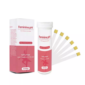 Fabrik-Lieferung Heißversiegelte Feminine pH-Teststreifen Manuell Plastik 99% Genauigkeit CE-Zertifiziert Ergebnisse in 30 Sekunden 30 Streifen - Product Image 1