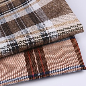 Couverture de table en polyester, tissu à carreaux, style lin, couverture de canapé, tissu à carreaux, 1 pièce, 100% - Product Image 2