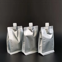 Échantillon Gratuit – Sachet à Bec Verseur en Aluminium Réutilisable à Fond Plat pour Boissons, Idéal pour Petites Quantités – Emballage Pratique