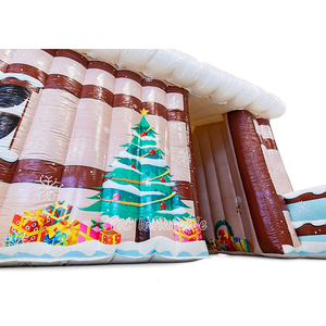 <span class=keywords><strong>Inflatable</strong></span> giáng sinh Nhà Bên lều không khí thổi Santa Claus trang trí ngoài trời kỳ nghỉ <span class=keywords><strong>Inflatable</strong></span> nhà cho Giáng sinh sự kiện - Product Image 5