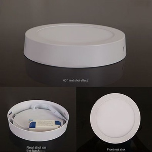 Lámpara de Panel LED Redonda de Superficie para Techo, 12W 18W, Iluminación Comercial Interior, Fabricada en China - Product Image 4