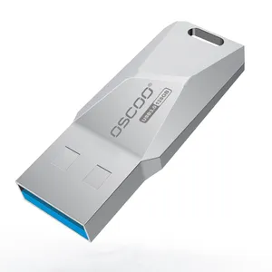 Toptan özel USB bellek 8Gb 32GB 64Gb bellek USB kalem sürücü 3.0 yüksek hızlı Pendrive Metal USB bellek sürücü